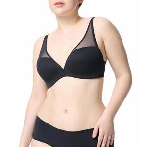 Uniqlo Wireless Mesh Bra | 3D Hold Black NWT Size 30/32 AA A
